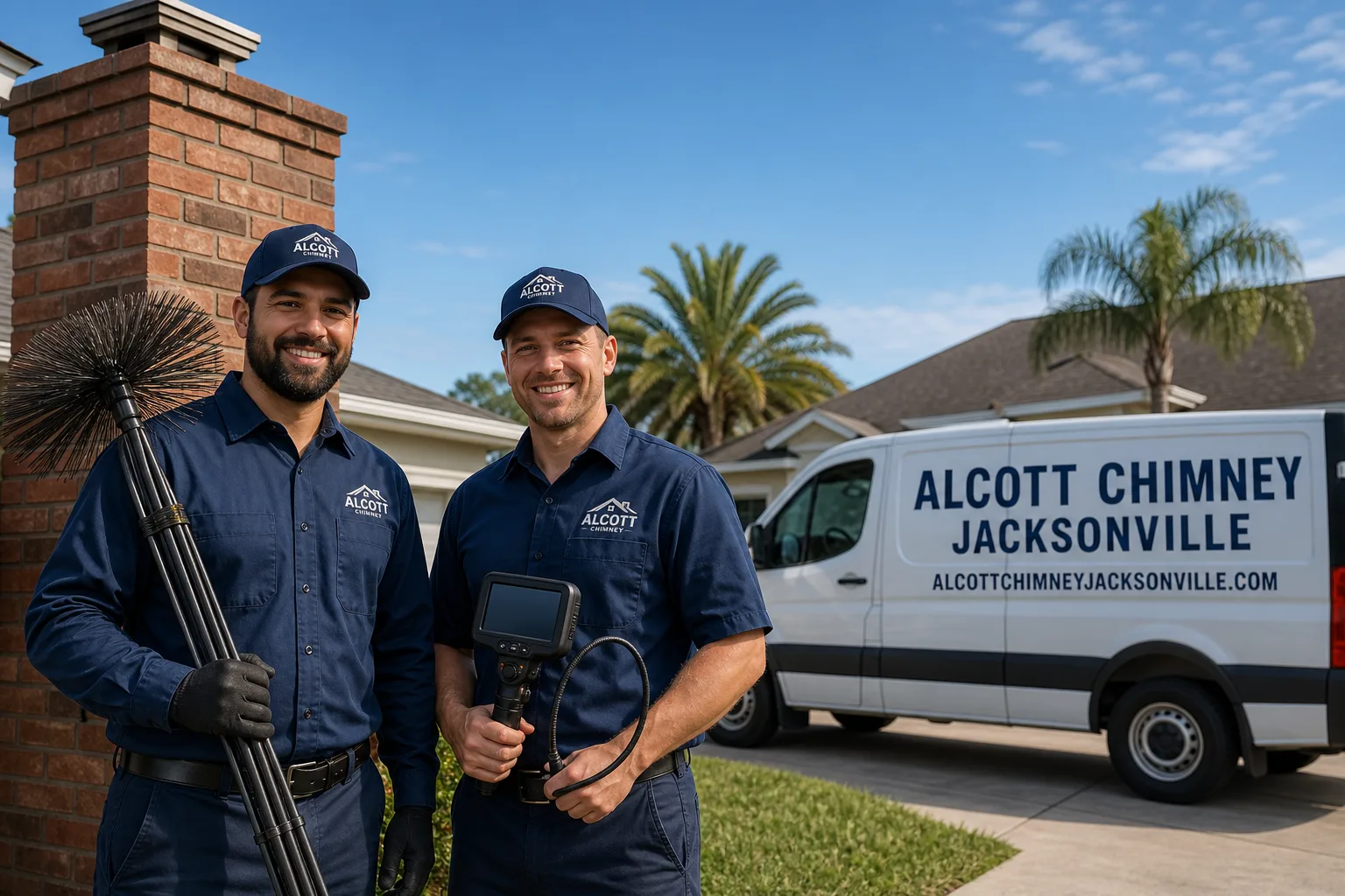 Alcott Chimney Jacksonville chimney cleaning team